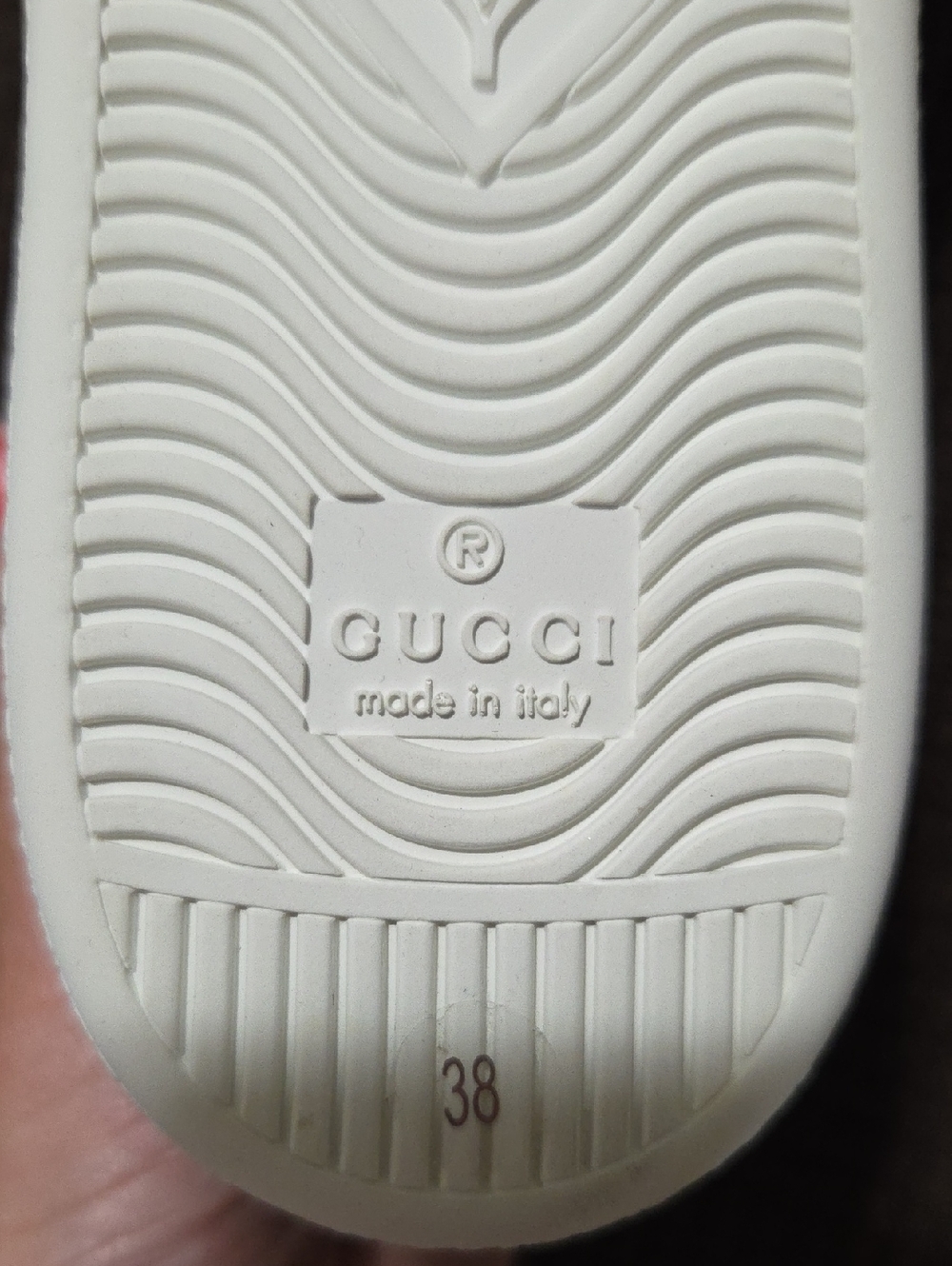Gucci Ace Strawberry Sneaker Size 38 - Picture 7 of 12